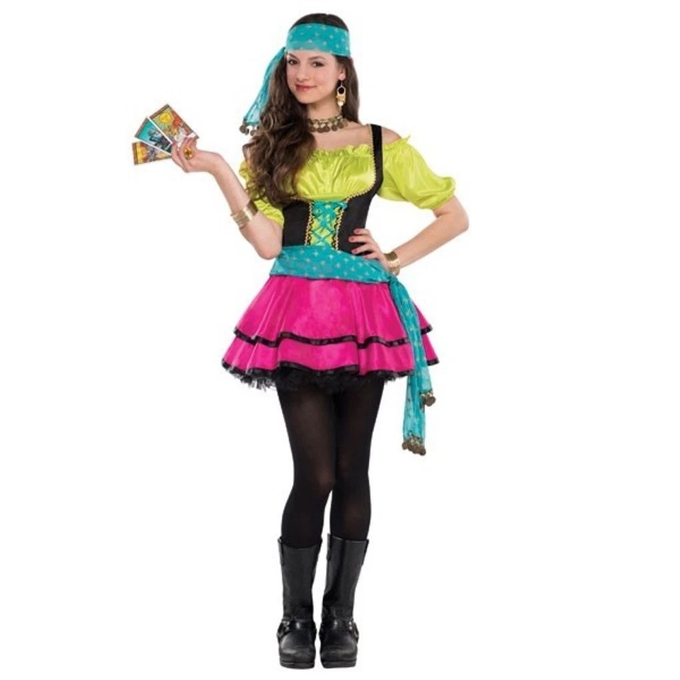 Mystical Gypsy Costume Junior Medium 7- 9 Costumes USA