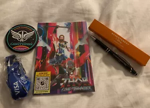 2022 D23 Expo Marvel Thor Love and Thunder exklusives Kartenset, unterer Stift & Stift - Bild 1 von 5