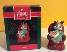 Hallmark 1992 Mom Mother Bunny Rabbit Christmas Keepsake Ornament Vintage