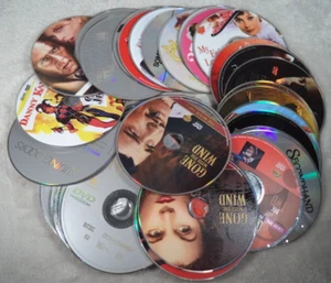 Lot of 40 DISCS ONLY Movie DVD Mixed Genres Assorted Titles NO CASES - Picture 1 of 5