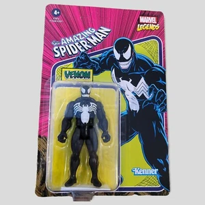 2022 Marvel Legends Retro - Venom - Symbiote - 3.75 Inch Kenner - Picture 1 of 5
