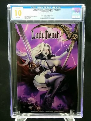 Lady Death: Apocalyptic Abyss #1 [Rare] [Variant] - CGC 10 - Image 1 of 3