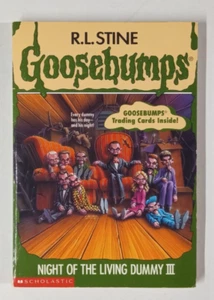 Goosebumps #40 Night Of The Living Dummy III~ R.L. Stine 1st Edition - Imagen 1 de 4