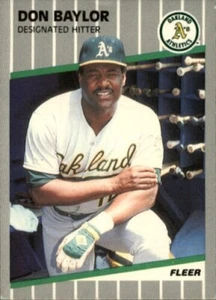 B2619- 1989 Fleer Baseball Card #s 1-244 +Rookies -You Pick- 15+ FREE US SHIP - Picture 1 of 489