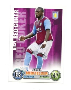 Topps Match Attax Trading Card 2007/2008 Aston Villa Nigel Reo-Coker - Picture 1 of 2