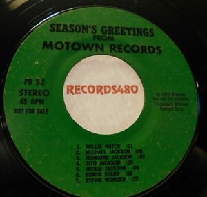 Sezonowe pozdrowienia od Motown Records Promo 45 Motown PR 2-2 Różni artyści