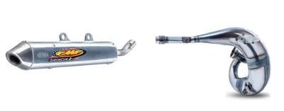 Tubo de escape graso de fábrica y silenciador Turbinecore 2 para KTM 250 XC 2017 Foto 1 de 4