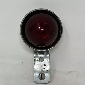 Vintage Beehive Clearance Marker Trailer Light Red Glass No Wiring DoRay 1130 - Foto 1 di 10