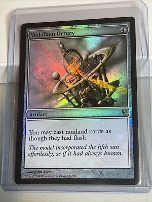 MTG Vedalken Orrery Conspiracy 206/210 FOIL Rare NM - Image 1 of 2