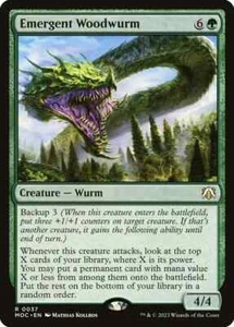 MTG Commander 2023 MOM R Emergent Woodwurm #0037 - Picture 1 of 1