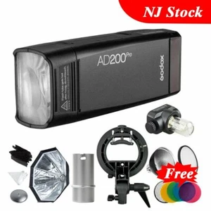 Godox AD200Pro Pocket Flash AD-S15 AD-S2 Reflector Hood AD-S11 AD-S7 Softbox - Picture 1 of 12