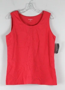 Women's Tank Top Size Medium KIM ROGERS Color Coral NWT - Picture 1 of 9