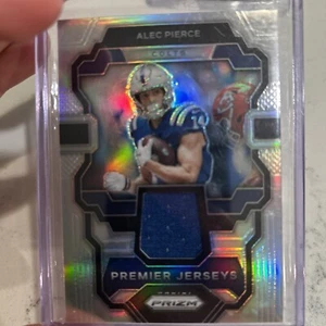 2022 Panini Prizm Silver Prizm Rookie Premier Jersey #PJ-AP Alec Pierce RC Colts - Picture 1 of 3