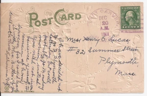 MASSACHUSETTS DPO East Carver (1886-1927 Plymouth) RARITY 4 Purple CDS BC1139 - Picture 1 of 2
