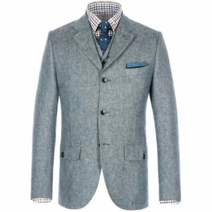 GIBSON MEN'S BLUE DEMIN LOOK JACKET 36R NEW RRP £210 - Picture 1 of 3