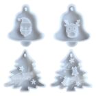DIY Art Craft Wax Gypsum Clay Plaster Mold Christmas Tree Bell Elk Mold