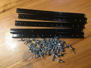 5 nuevos tacos y remaches vintage Polaris 14,5" 72-81 TX Starfire Colt Cobra 5221425 - Imagen 1 de 1