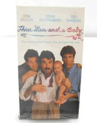 THREE MEN AND A BABY [NEW VHS] SEALED TOM SELLECK TED DANSON Foto 1 de 4