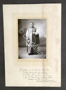 Autografo e fotografia Federico Emmanuel vescovo Castellammare di Stabia - 1937 - Foto 1 di 2
