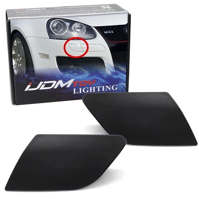 Primed/Unpainted Front Headlight Washer Nozzle Cover Caps For VW MK5 GTI, Jetta - Image 1 of 4