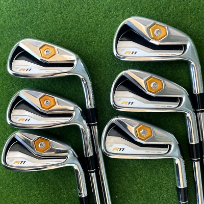 TaylorMade R11 Eisensatz 5-9Pw 6tlg RH Nspro950gh Stahl Flex R gebraucht - Bild 1 von 4