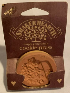 SHAKER HERD KEKSPRESSE NEU KERAMIK BLUMENTOPF HELLBRAUN GRIFF - Bild 1 von 2