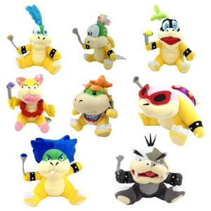 8X Super Mario Bros Koopalings Baby Bowser Lemmy Larry Roy Koopa Iggy Plüschtier - Bild 1 von 9