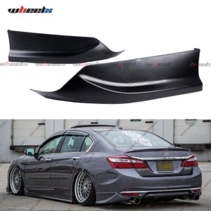 For 16 17 Honda Accord 4Dr Sedan HFP Style OE Sport Rear Bumper Corner Lip Kit - Picture 1 of 11