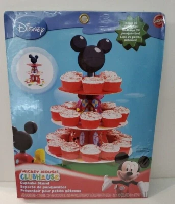 Mickey Mouse Clubhouse Cupcake Stand NEW *Holds 24 Cupcakes* Birthday Party - Image 1 of 4