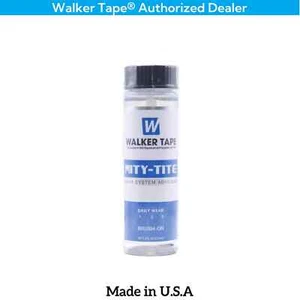Walker 1.4oz Mity Tite Hair Adhesive, Brush On, Wigs& Toupee Glue Scalp - Picture 1 of 6