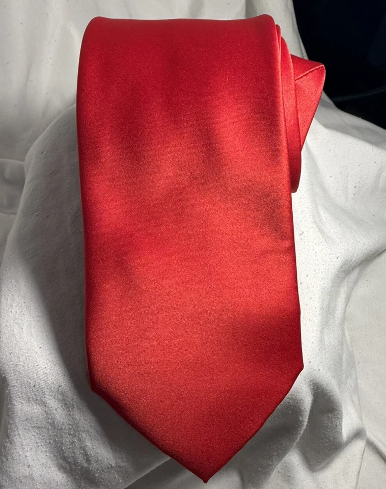 Corbata roja Oliver George para hombre Foto 1 de 3