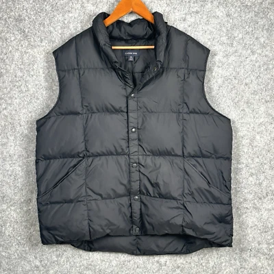 Lands End Mens Goose Down Puffer Vest Size XL Outdoors Packable Hiking Classic - Image 1 of 4