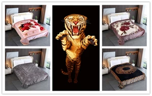 Heavy 1420GSM King Size Mink Blanket Double Layer Warm Throw 7.5KG Multi Designs - Picture 1 of 6