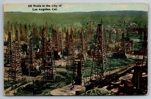 Ölquellen in der Stadt Los Angeles um 1907 DB UNP Postkarte N662 - Bild 1 von 2