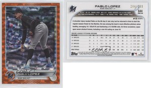 2022 Topps Series 2 Orange Foilboard /299 Pablo Lopez #644