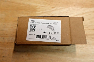 Erico 561150 SB80 nVent ERIFLEX Power Block, DIN Mount, 110A, 100VAC - Image 1 of 4
