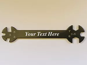 Personalised Model Tool Wrench Spanner Multi-turnbuckle RC Car Drone Nut Bolt - Picture 1 of 2