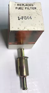 FILTRO DE COMBUSTIBLE METÁLICO EN LÍNEA 5/16" FG44 NUEVO HECHO EN EE. UU. - Imagen 1 de 3