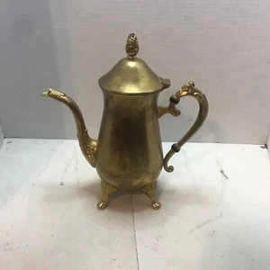 Vintage Gold Plated Teapot Hong Kong - Picture 1 of 7