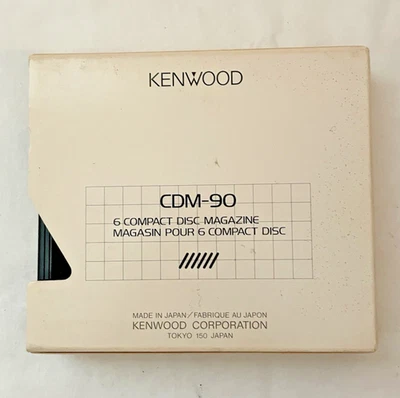1x Cambiador de CD cargador vintage Kenwood CDM-90 CDM90 6 discos Foto 1 de 4