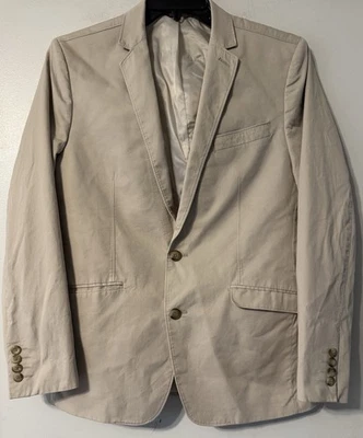 Men's Ben Sherman Khaki Brown Blazer Sport Coat - Large - Image 1 of 4