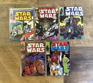 MARVEL COMIC COVER LOT (x5) 2024 Topps Star Wars Masterwork Insert Cards  - Picture 1 of 2