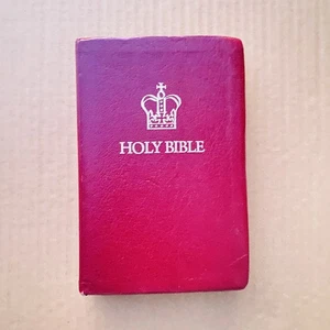 HOLY BIBLE King James KJV Tyndale 2374-0 Burgundy Red Letter Concordance 1985 - Bild 1 von 11