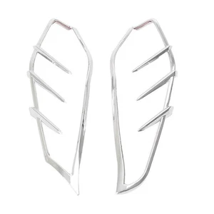 For Harley Touring 2009-2016 2010 2011 2012 Mid-Frame Deflectors Trim Chrome - Picture 1 of 7