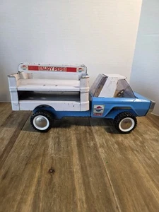 Camión de reparto vintage Buddy L acero prensado pepsi cola juguete publicitario 15" - Imagen 1 de 6