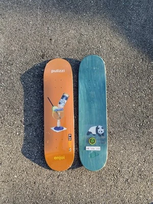 Enjoi Pulizzi Coronarita R7 Skateboard Deck. Size/ 8.25 x 32.1 Wb:14.25