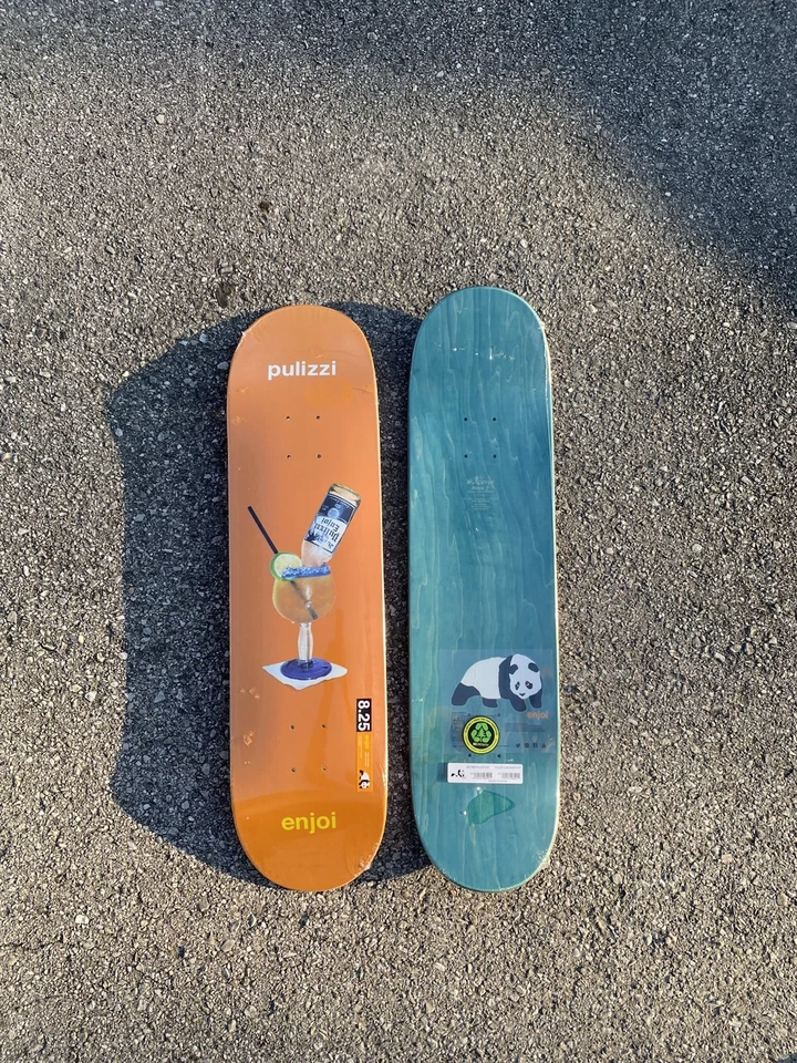 Enjoi Pulizzi Coronarita R7 Skateboard Deck. Size/ 8.25 x 32.1 Wb:14.25