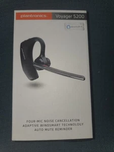 Plantronics Voyager 5200 POLY Premium Wireless Bluetooth Headset Black - Photo 1 sur 6