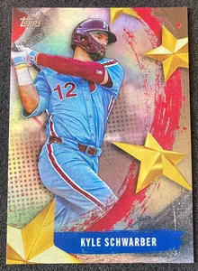 Actualización Topps 2025 Kyle Schwarber estrellas de la MLB SMLB-82 Philadelphia Phillies - Imagen 1 de 2