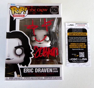 James O'Barr signiert The Crow Funko Pop Auto, Eric Draven, 1429, Sketch, JSA COA - Bild 1 von 5